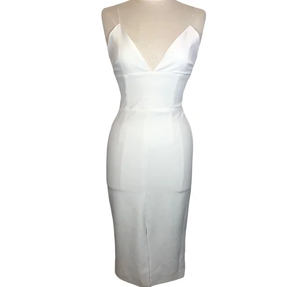 Bianca and Bridgett White Bodycon Dress - Picture 2 of 11